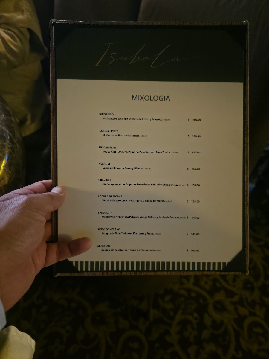 Isabela MX Menu - Image 6